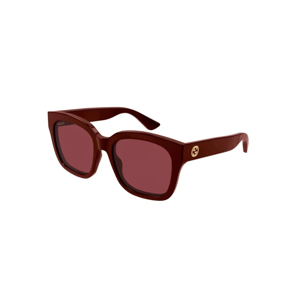 Gucci Red Sunglasses, Female, 54 Mm, Gg1338s 007 Sunglasses