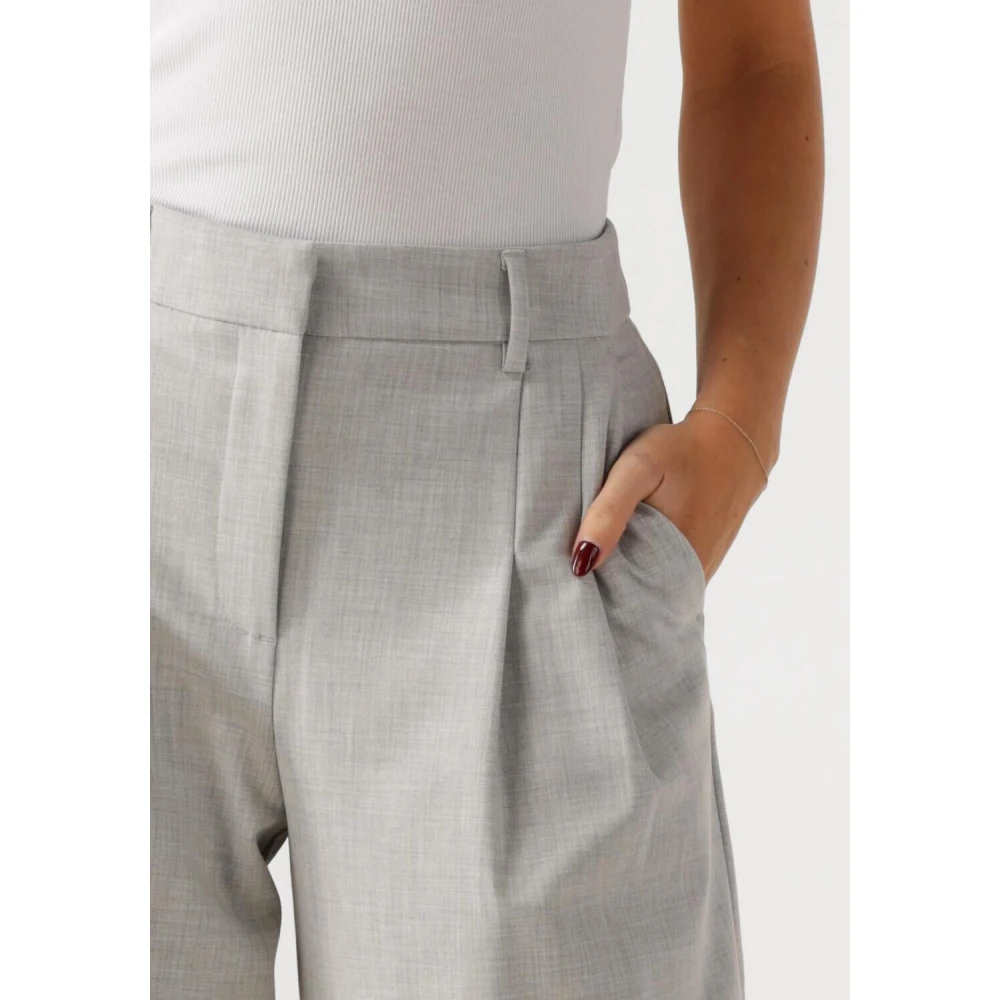 moss copenhagen Dames Hw Broek in Grijs Gray Dames