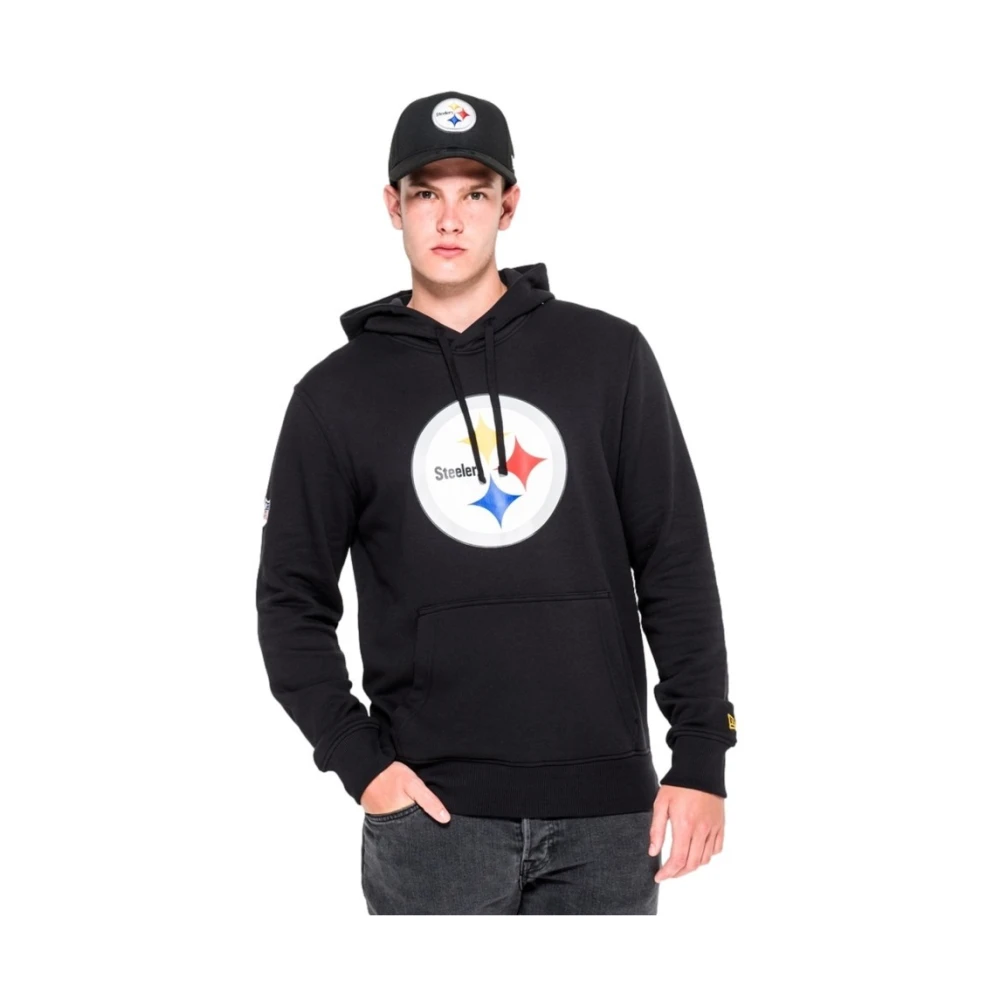 new era Steelers Team Logo Zwarte Hoodie Black Heren