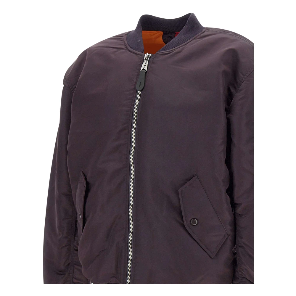 alpha industries Bomberjack in aubergine paars Purple Heren