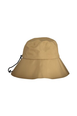 chapeau-de-pecheur-marron-en-polyester-logo