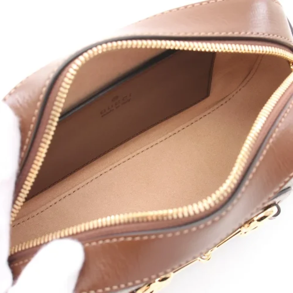 Gucci Vintage Pre-owned Canvas shoulder-bags Beige Dames