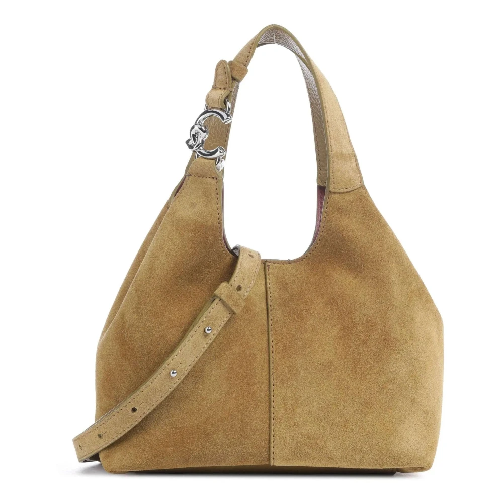 Coccinelle Women's Beige C-Easy Suede - Shoulder Bags - One Size - Bags