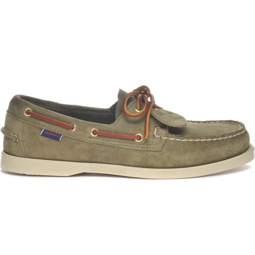 Sebago Men's Green Giungla Flat Shoes Size 6 Uk