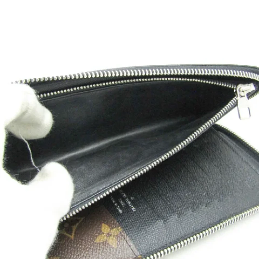 Louis Vuitton Vintage Pre-owned Canvas wallets Brown Heren
