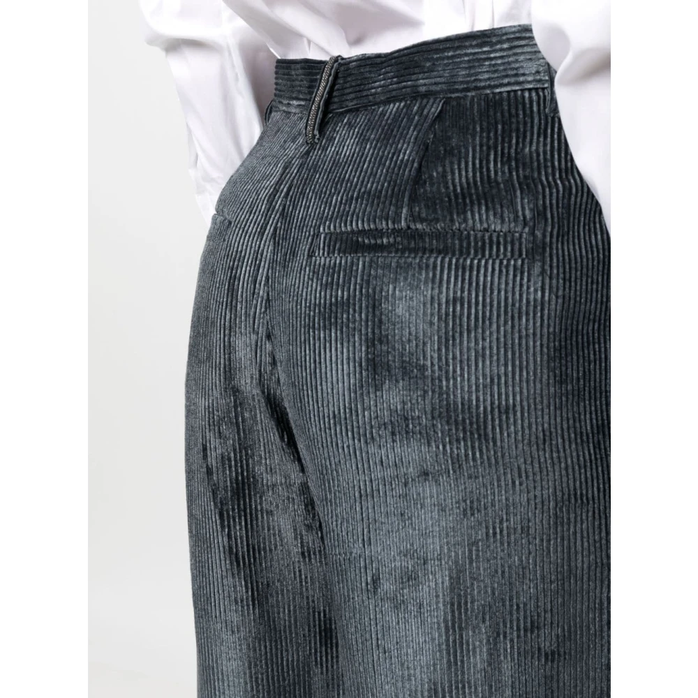 BRUNELLO CUCINELLI Blauwe Broek Blue Dames