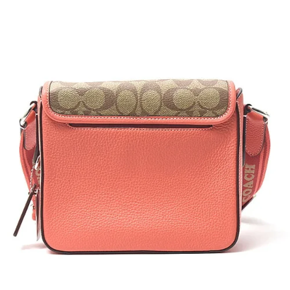 Coach Pre-owned Canvas shoulder-bags Pink Dames