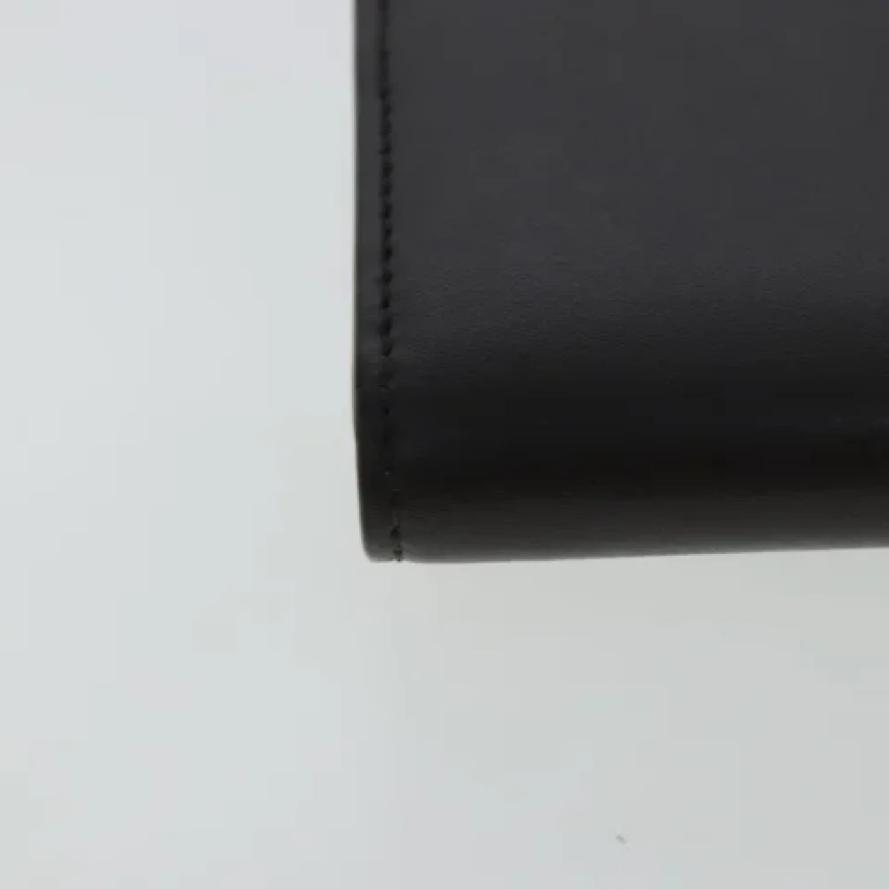 Salvatore Ferragamo Pre-owned Leather wallets Black Dames