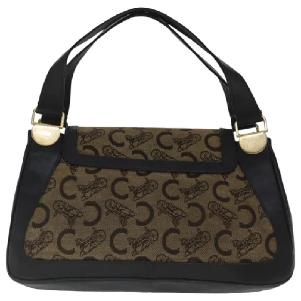 Celine Vintage Pre-owned Canvas celine-bags Beige Dames