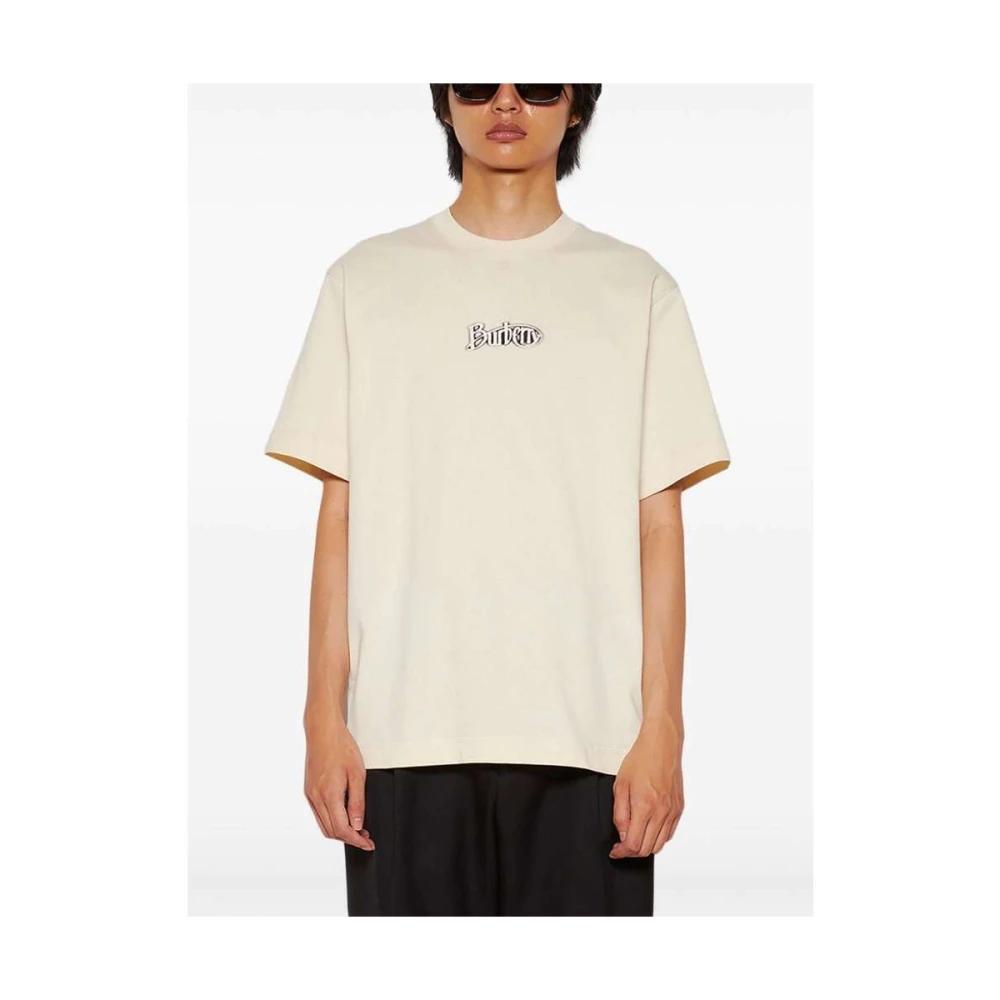Burberry Roomwit Logo T-shirt Beige Heren