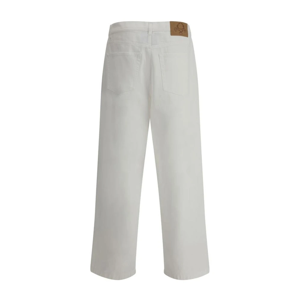 Moschino Moderne Relaxte Five-Pocket Jeans White Heren
