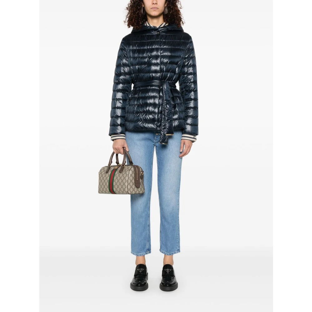 Dondup Blauwe Jeans met knoopsluiting Blue Dames