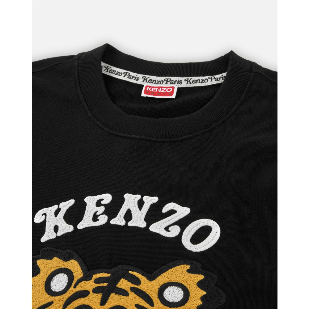 Kenzo Geborduurde Sweater 'Verdy Market' Black Heren