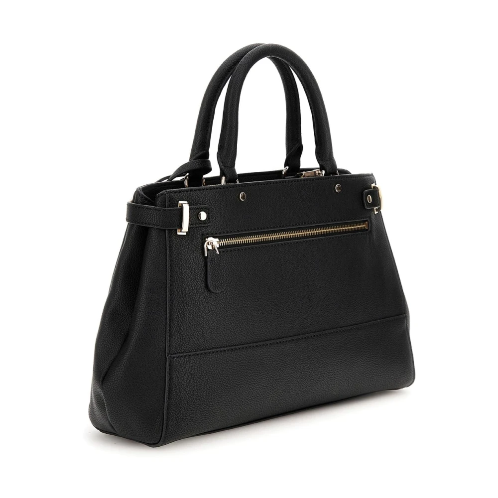 Guess Zwarte Bucket Tas Silvye Black Dames