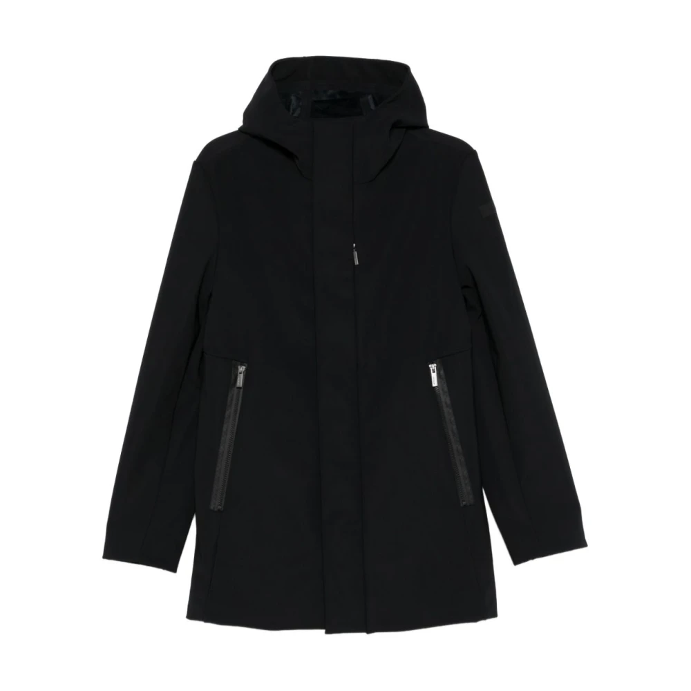Rrd Men's Black Parkas, L, Surflex Winter Thermo Jacket