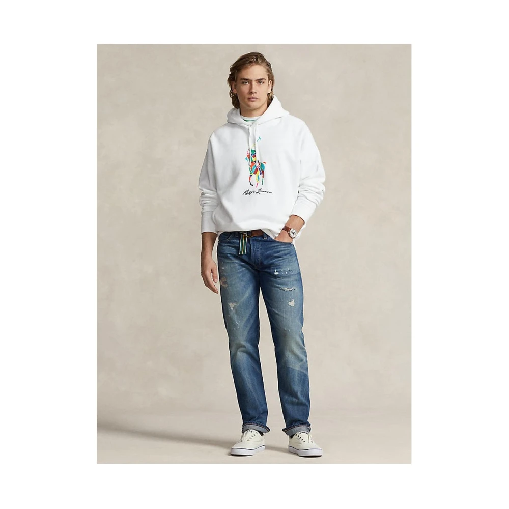 Ralph Lauren Hoodie T-shirt White Heren
