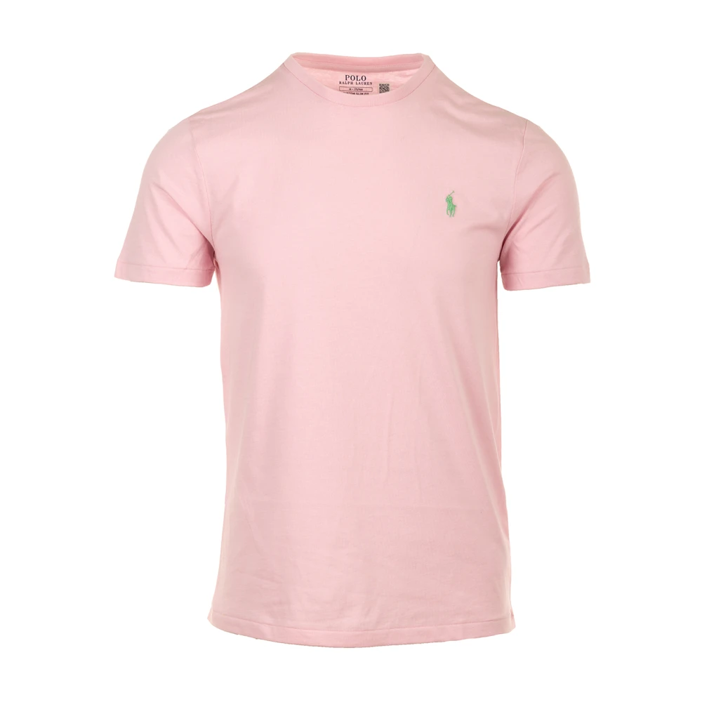Polo Ralph Lauren Roze Ribgebreide T-shirts en Polos Pink Heren
