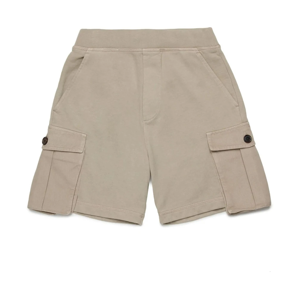 Dsquared2 Boys Beige Bermuda - Shorts - 10 Y - Kids
