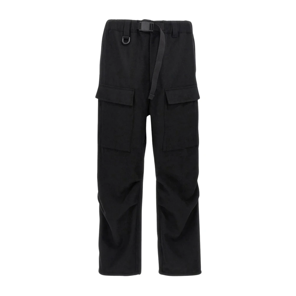 Y-3 Cargo Flannel Broek Black Heren