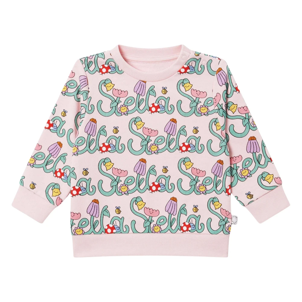 Stella Mccartney Girls Multicolor Flower Logo Sweatshirt - Kids Sweatshirts - 12 Y - Kids