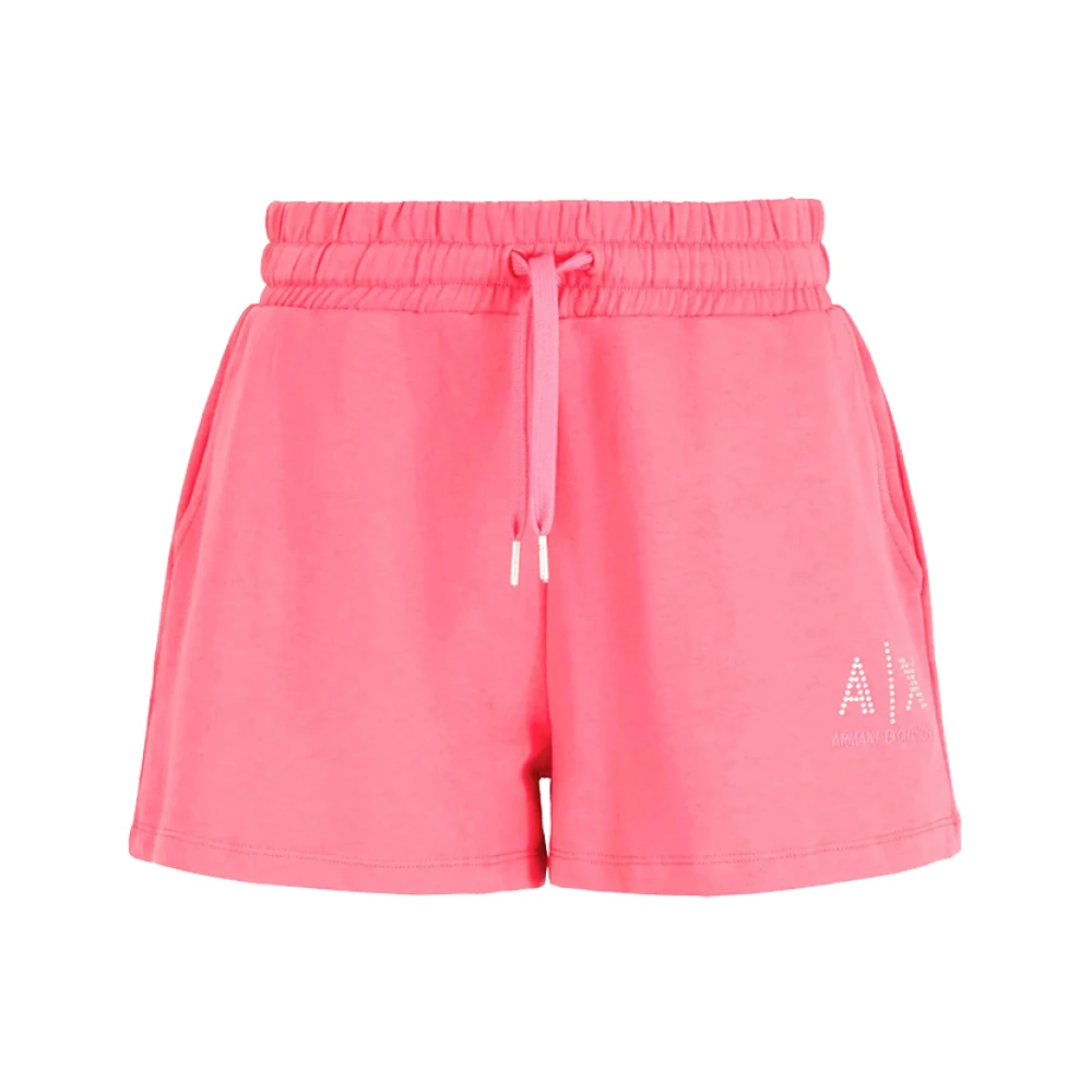 Armani Exchange Roze Trendy Zomer Shorts Pink Dames