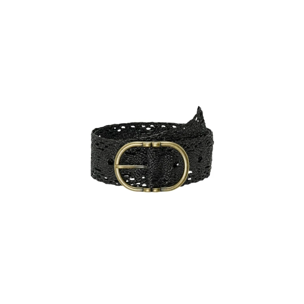 Only Vrouw Zwart Accessoires Dames, One Size, E Riem Met Gespsluiting