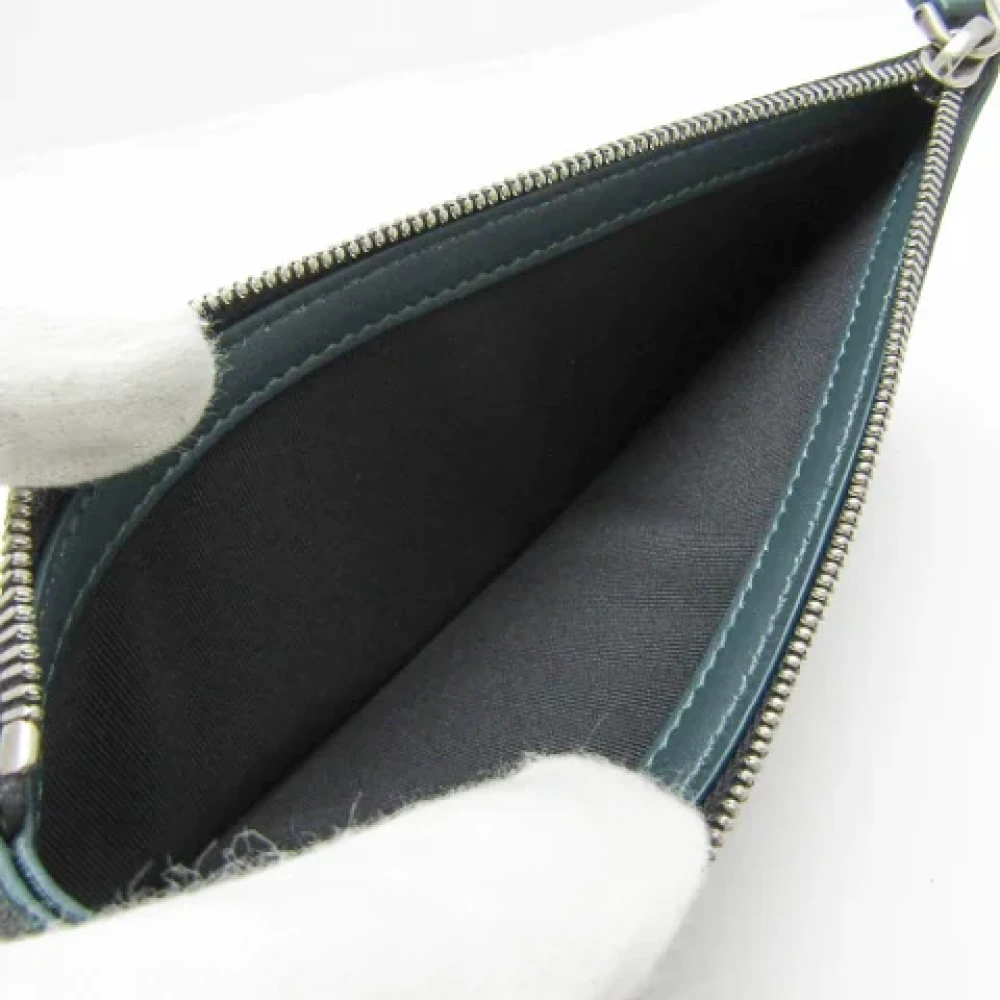 Burberry Vintage Pre-owned Leather clutches Green Dames