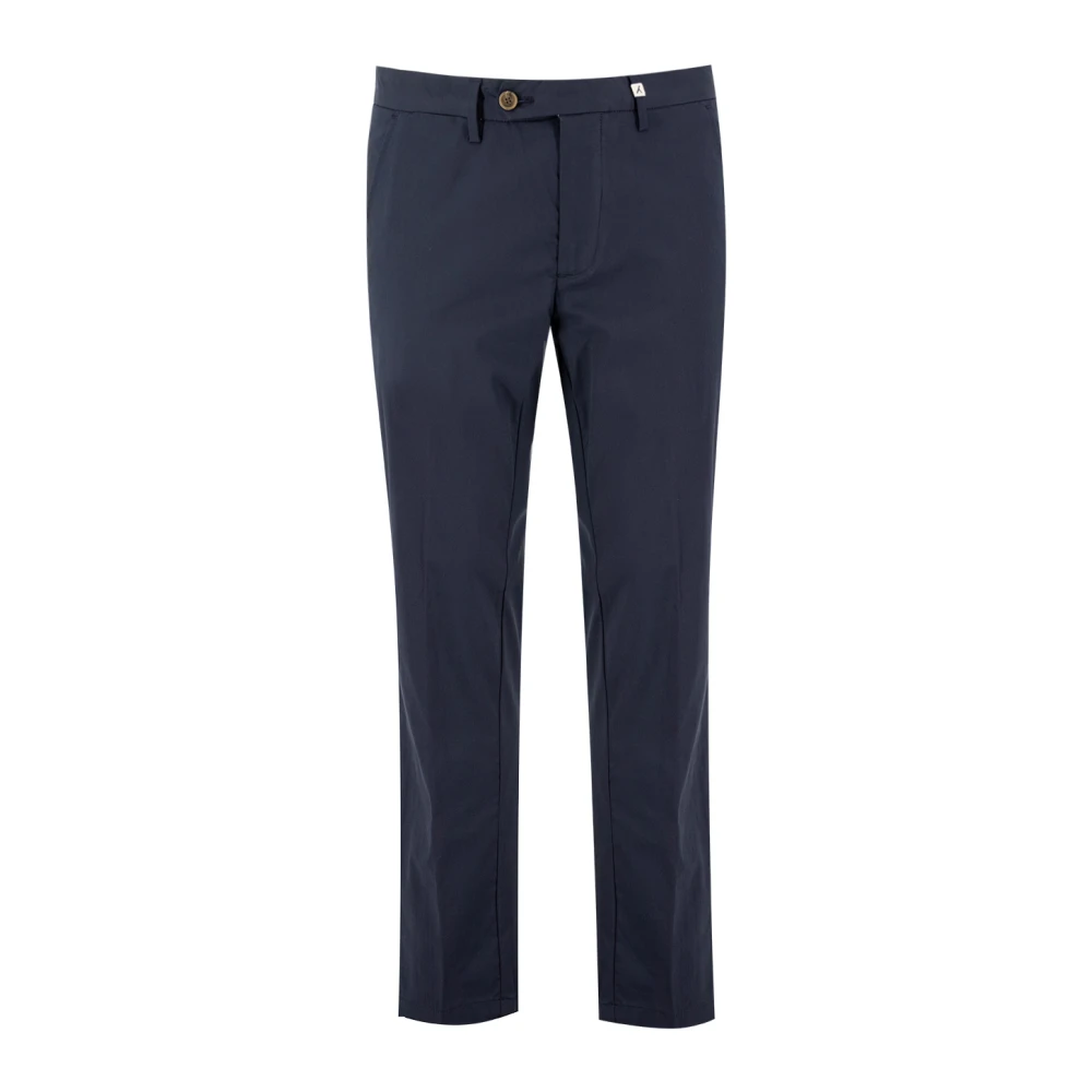 Myths Slim Fit Klassieke Broek Blue Heren