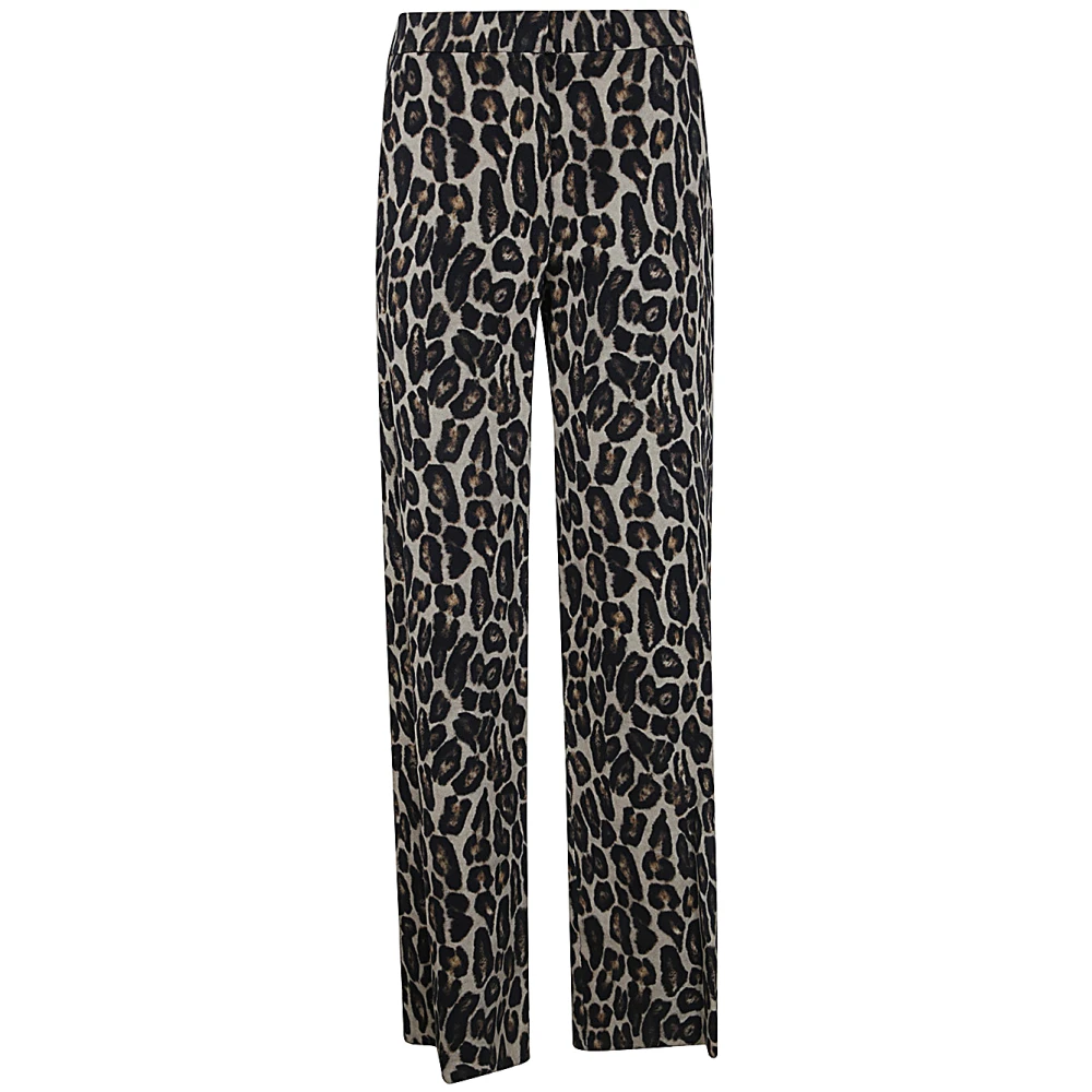 Theory Luipaardprint Relax Broek Multicolor Dames