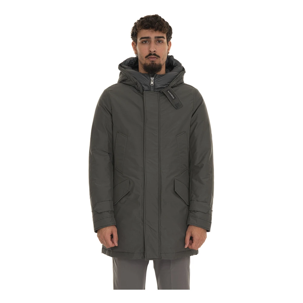 Woolrich Stijlvolle jassen voor elke gelegenheid Gray Heren