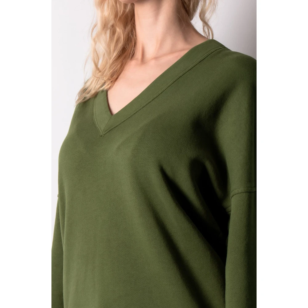 Citizens of Humanity Groene V-hals Sweatshirt Green Dames