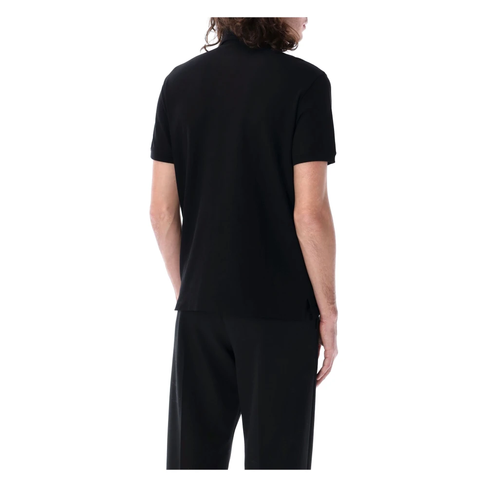 Emporio Armani Klassiek Polo Shirt voor Mannen Black Heren