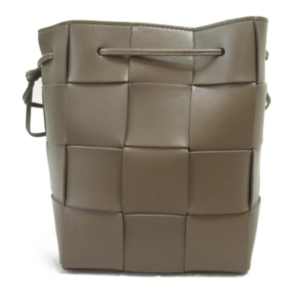 Bottega Veneta Vintage Pre-owned Leather shoulder-bags Brown Dames