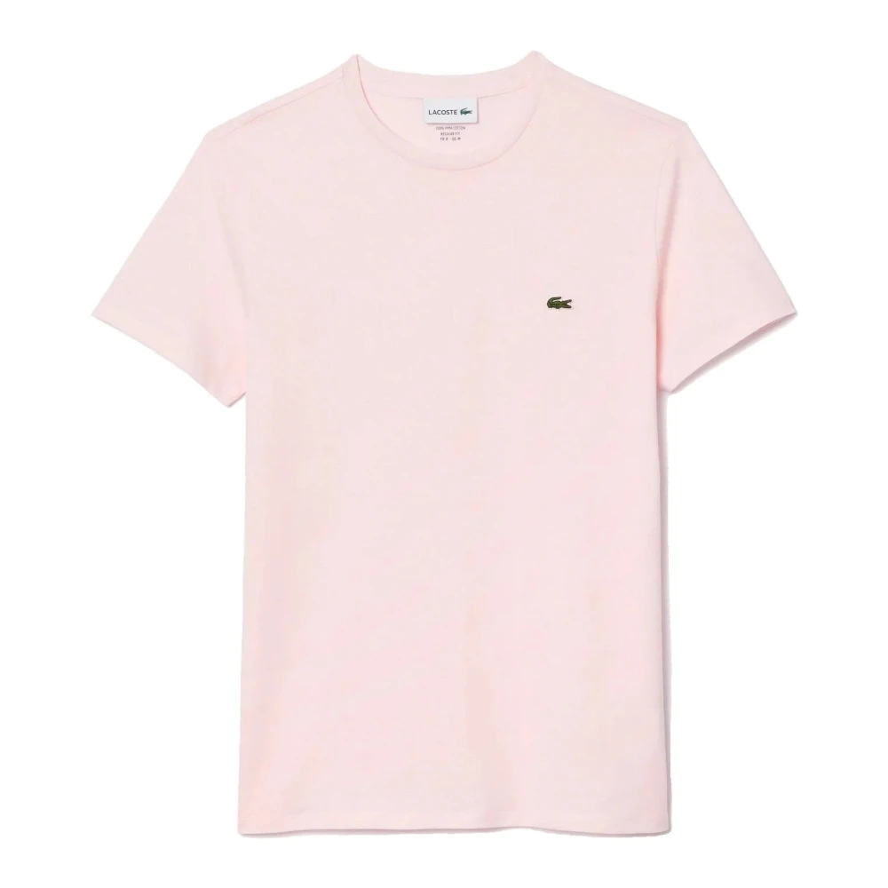 Lacoste Roze T-shirt met korte mouwen Pink Heren