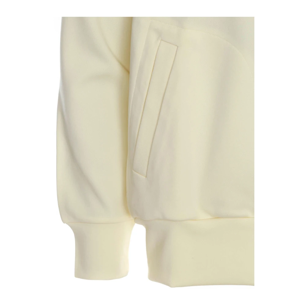 Comme des Garçons Play Stijlvolle Zip-Through Sweatshirt Beige Heren