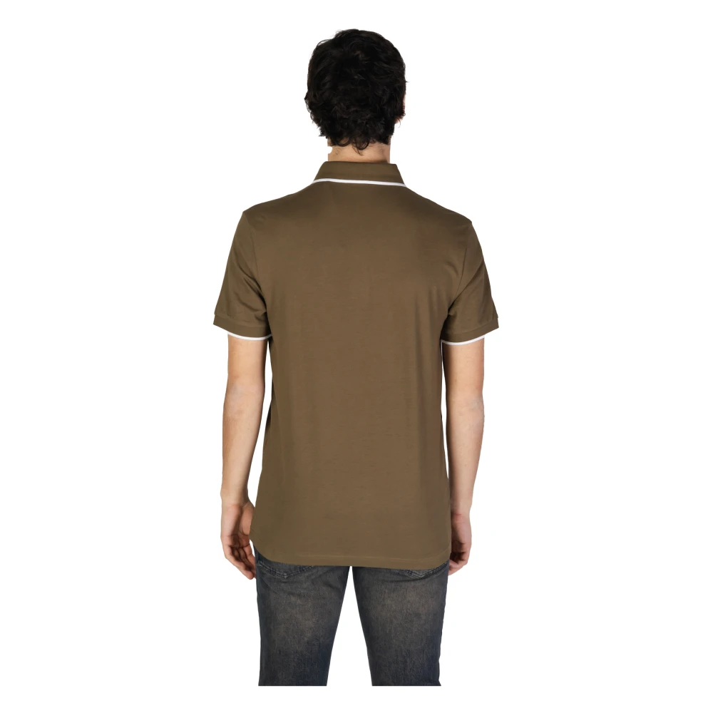 Hugo Boss Groene Polo Shirt Korte Mouwen Green Heren