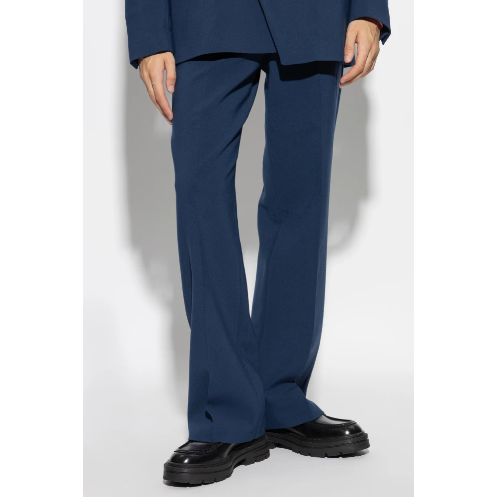 Casablanca Wollen broek Blue Heren