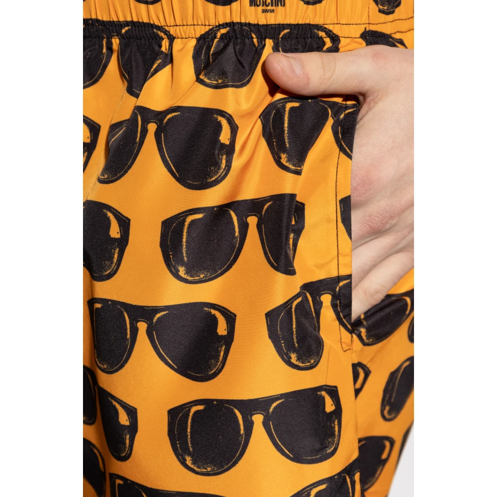 Moschino Zwembroek Orange Heren