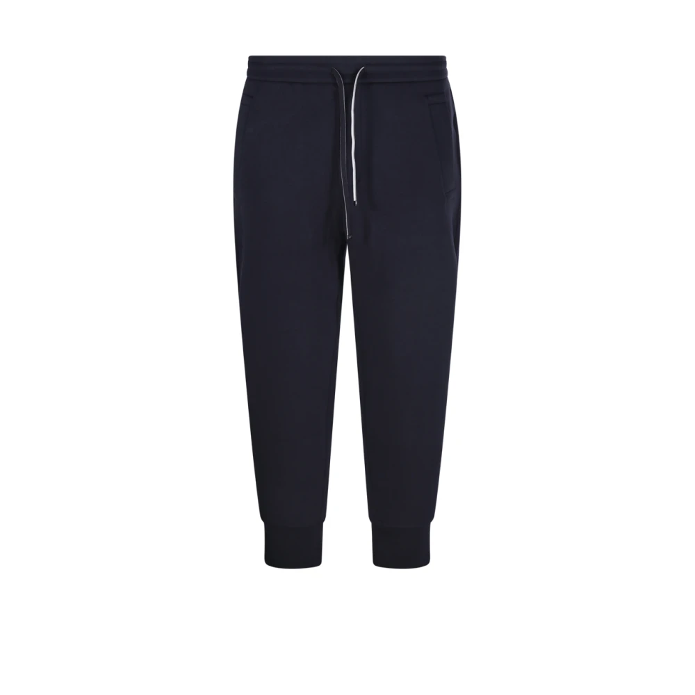 Emporio Armani Marinblå Joggingbyxor Blue, Herr