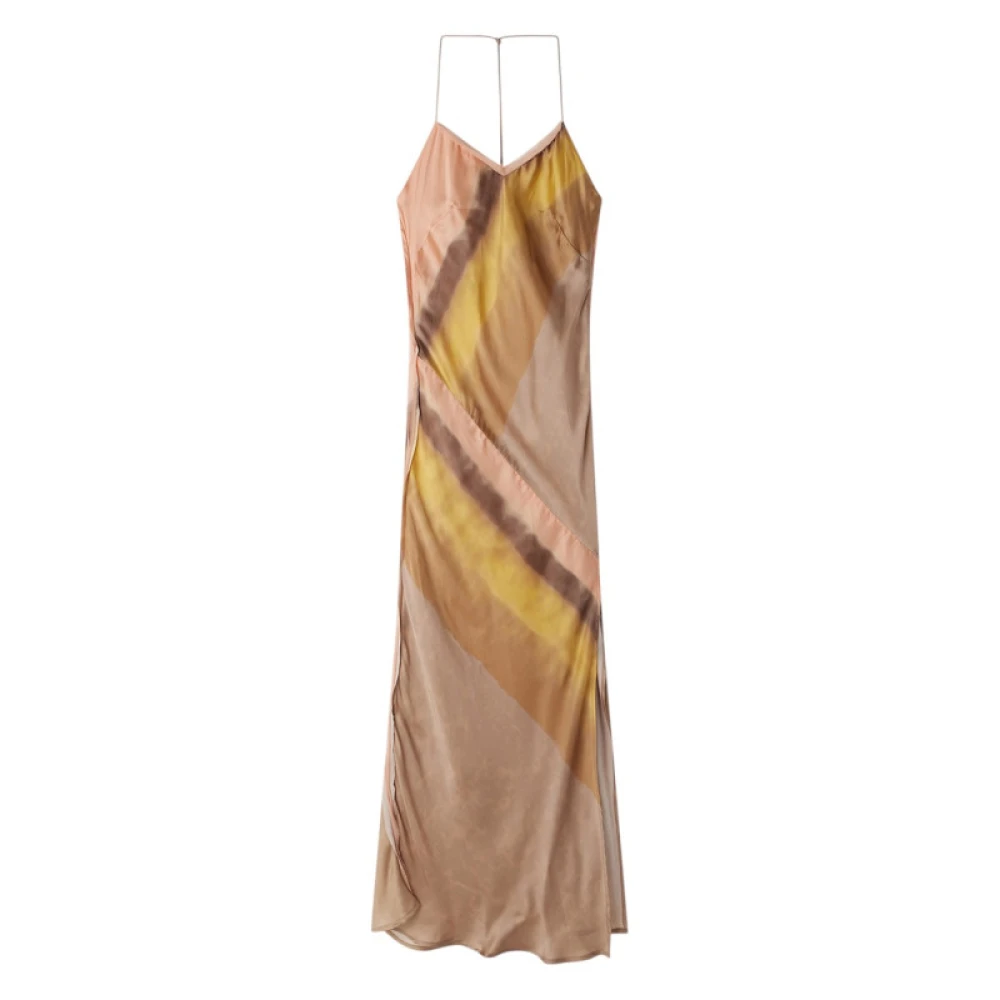 Mes Demoiselles Lange jurk in Tye & Die-stijl Beige Dames