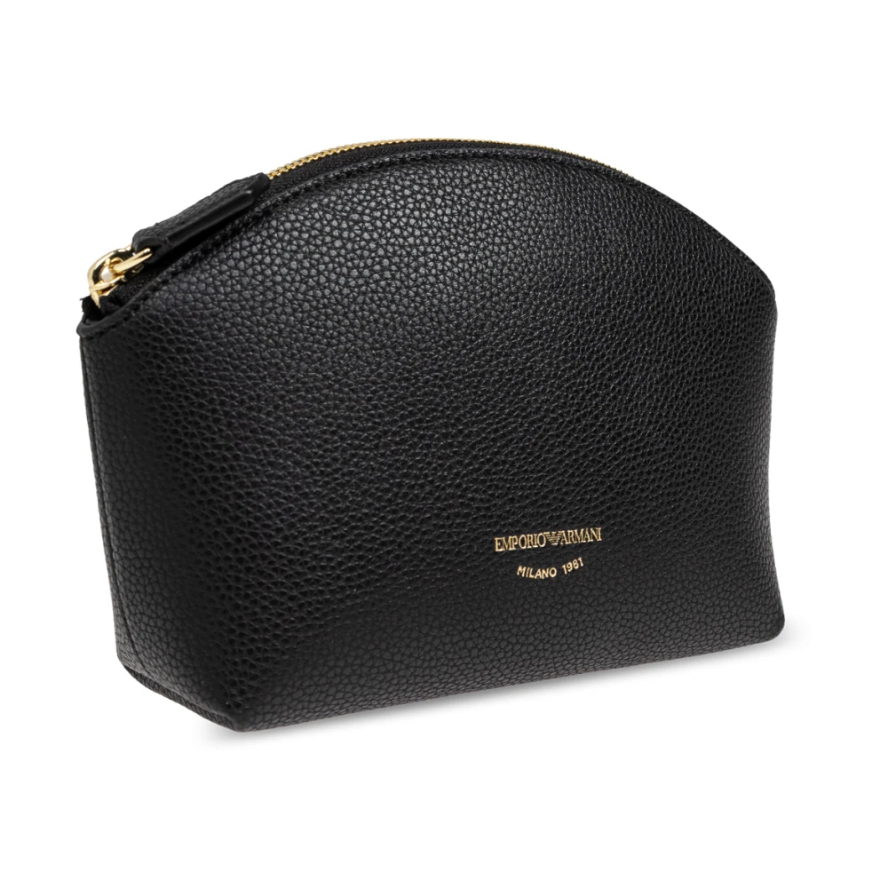 Emporio Armani Cosmeticatas met logo Black Dames