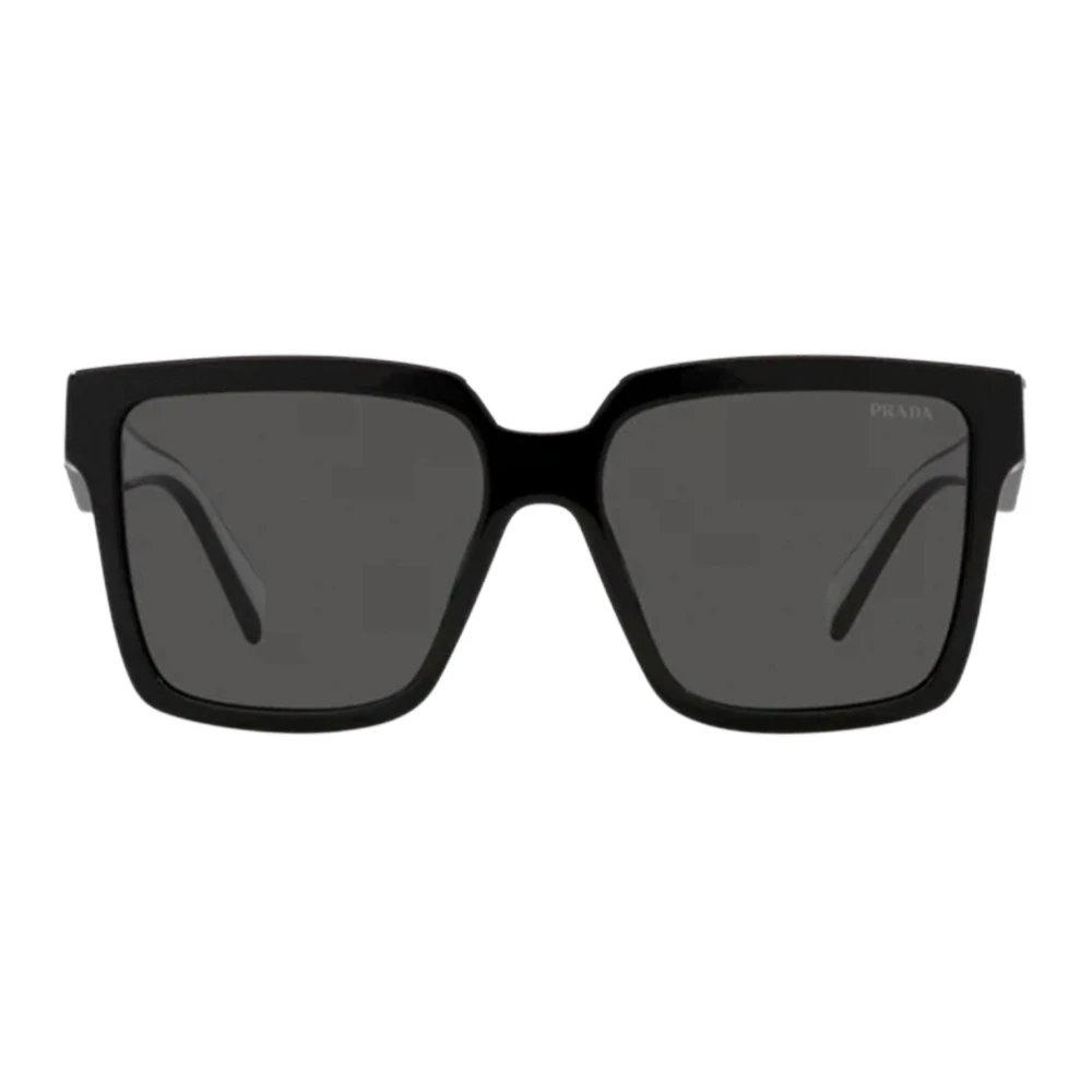 Prada Zwart-witte kattenogen zonnebril Black Dames