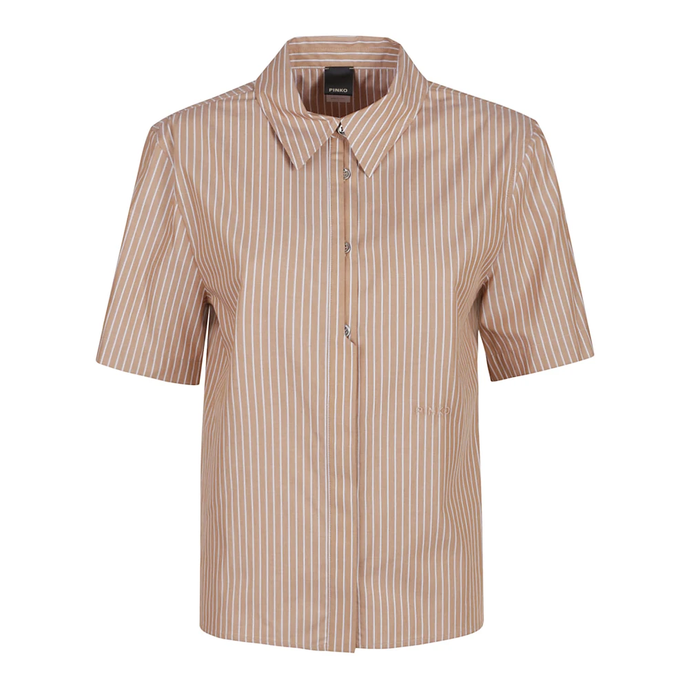 Pinko Stijlvol Innuendo Shirt Brown Dames