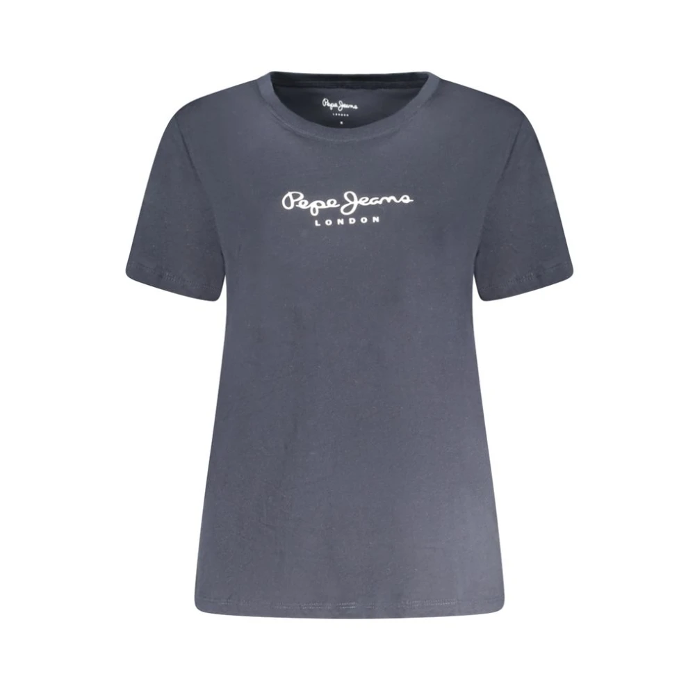 Pepe Jeans T-shirt met levendige print Blue Dames