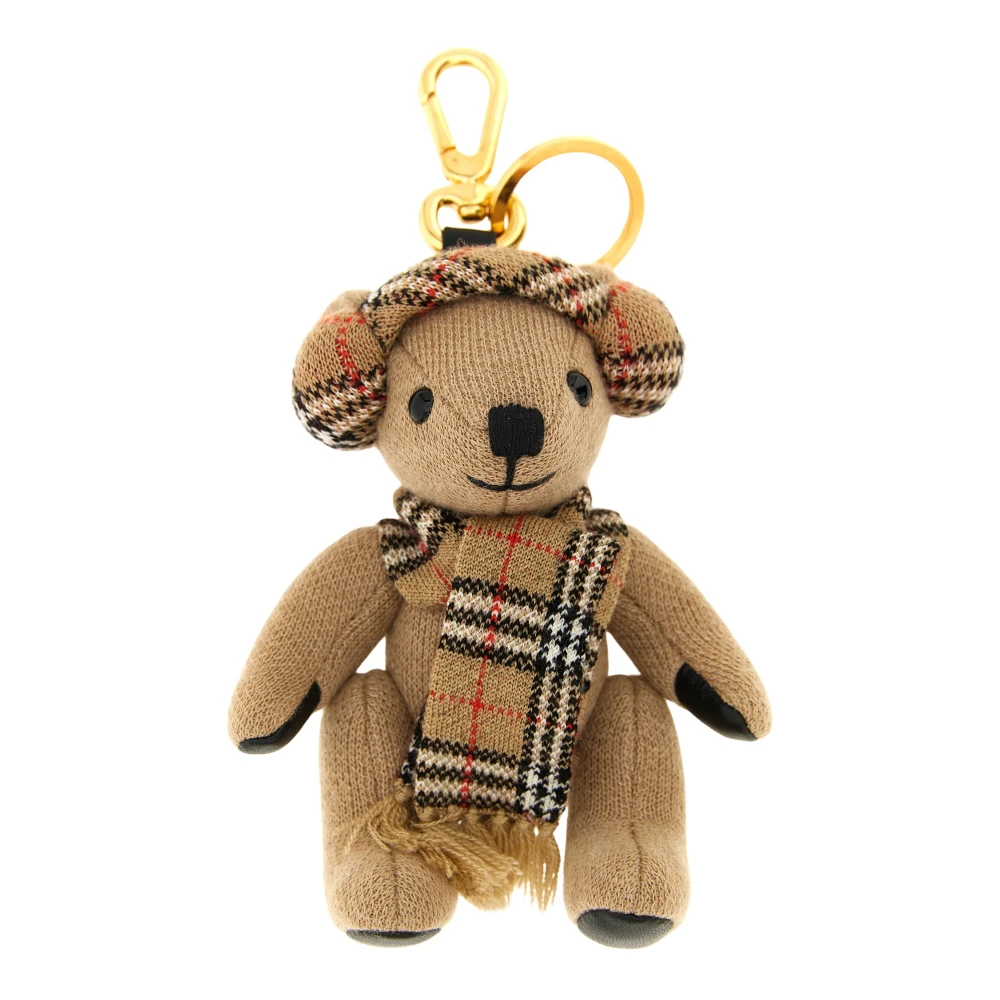Burberry Women's Beige Keychains, One Size, Thomas Bear Charm