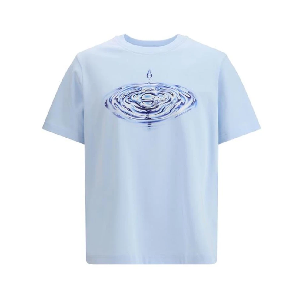 Casablanca Men's Blue Cotton T-Shirt