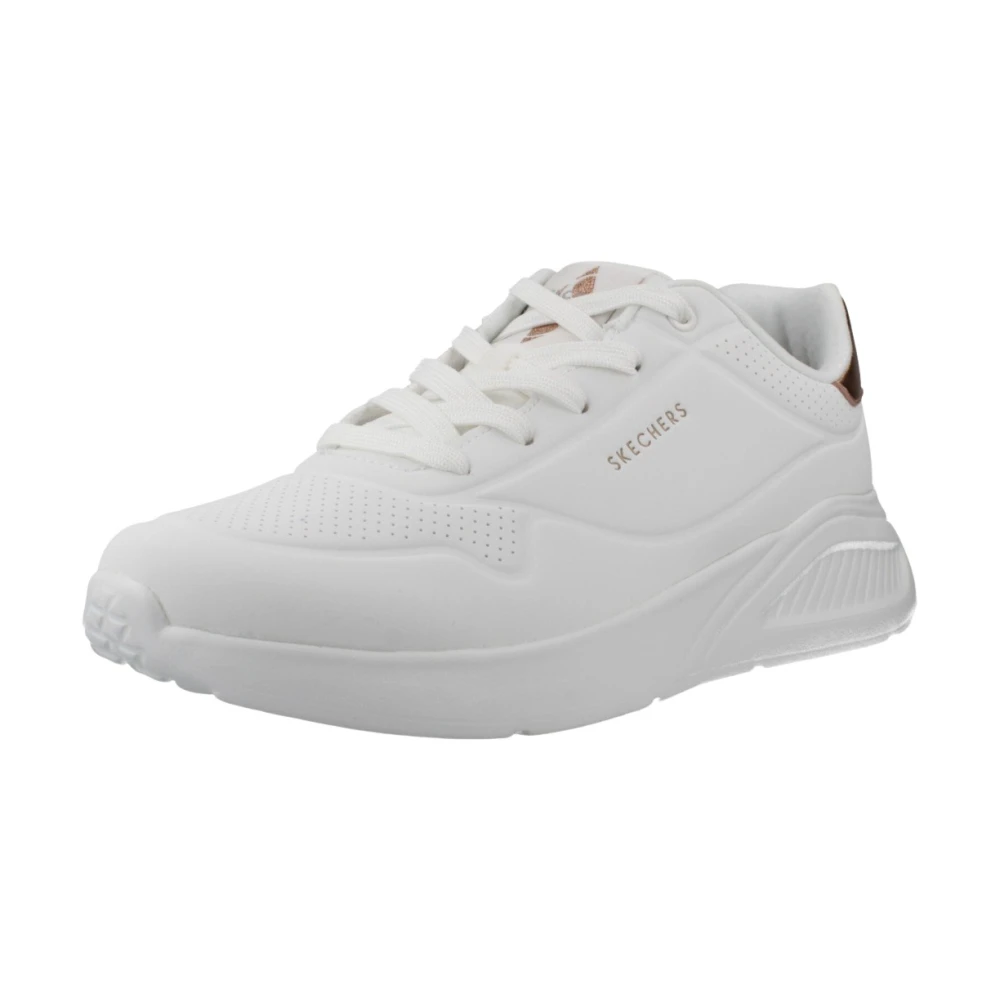 Skechers UNO Lite Shimmer Along Dames Schoenen Wit