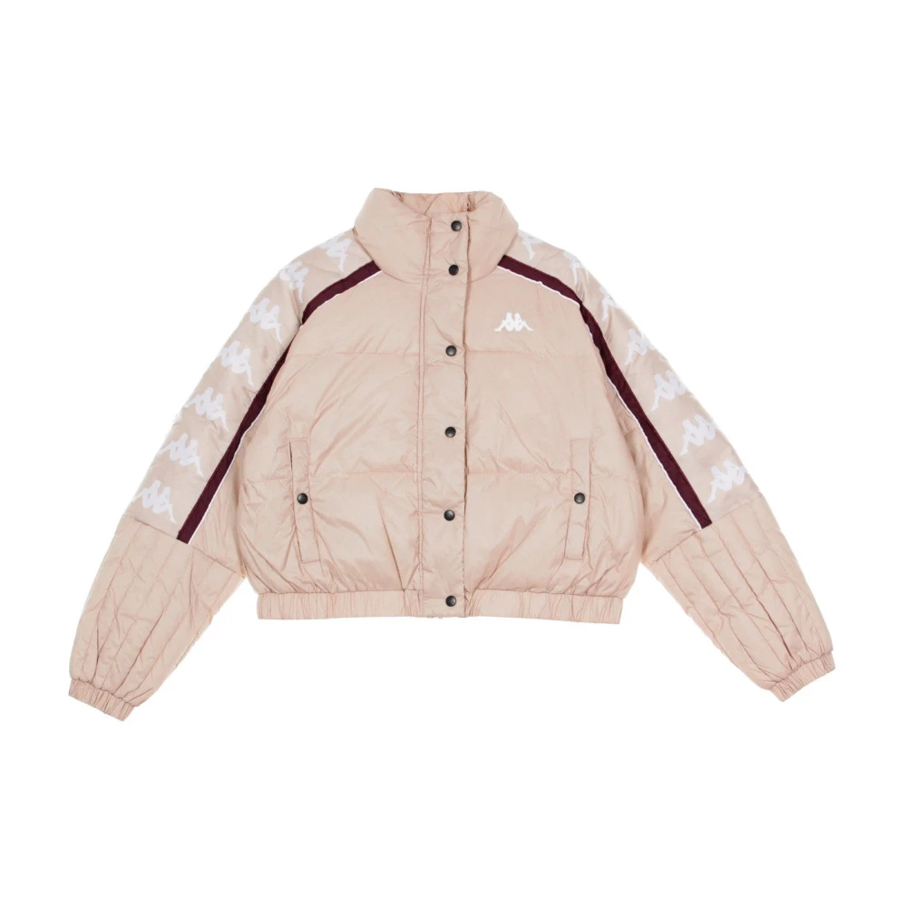 Kappa Roze Violet Wit Kort Jack Vrouwen Beige Dames