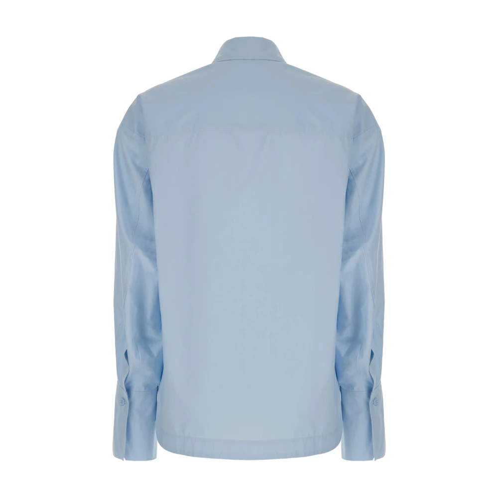 The Attico Blauwe Elisa Shirt Blue Dames