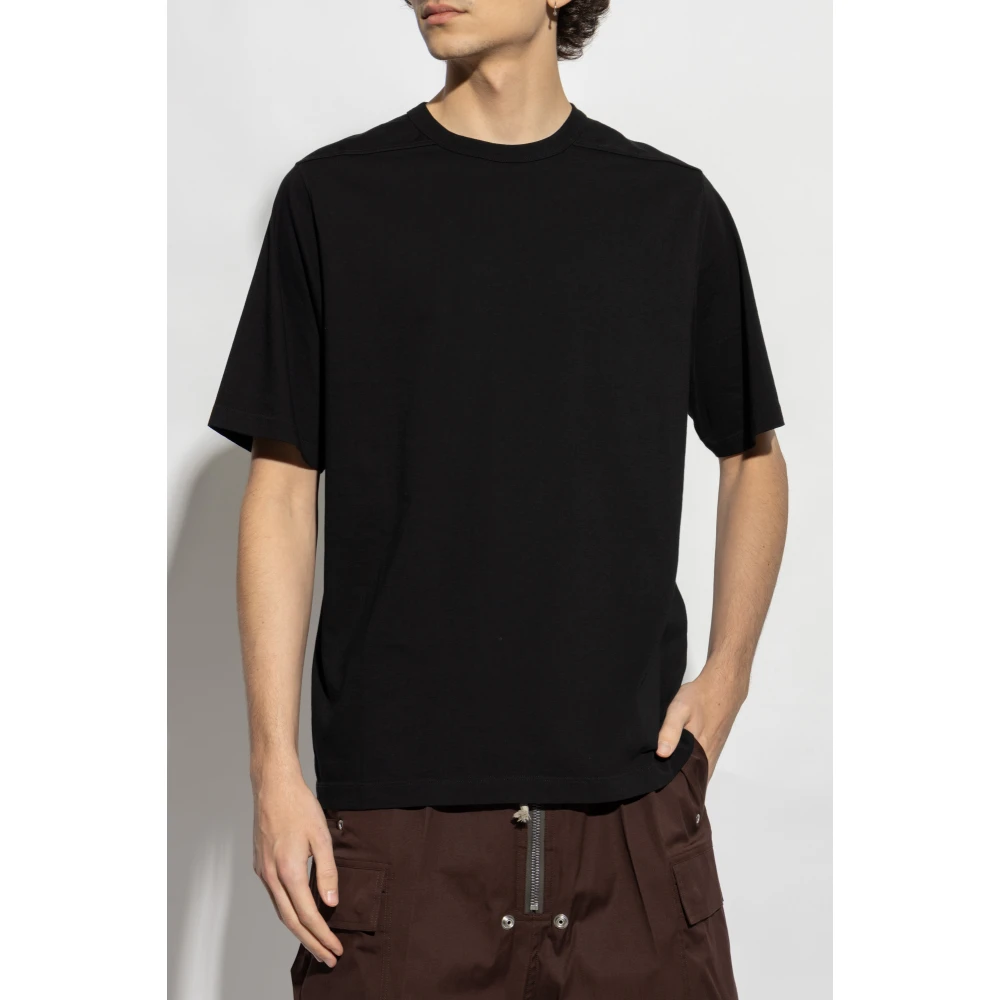 Rick Owens T-shirt Bard Black Heren